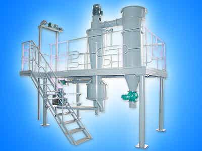 正遠(yuǎn)粉體工程-LHC氣旋式氣流粉碎機(jī)