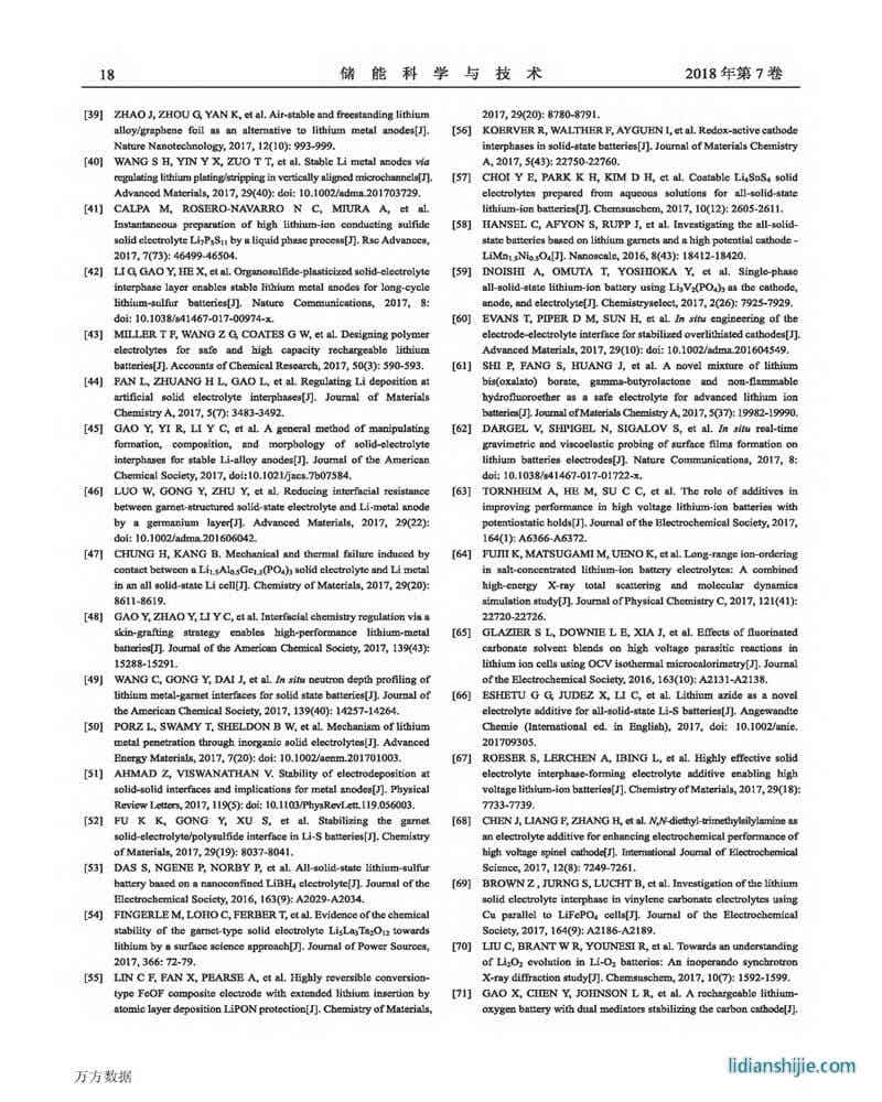 鋰電池百篇論文點評