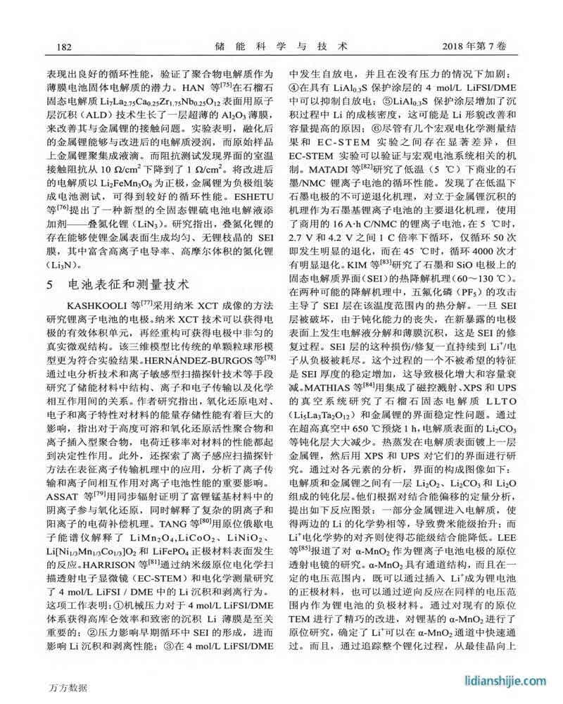 鋰電池百篇論文點評