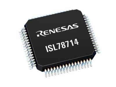 瑞薩電子 汽車BMS ISL78714 14芯鋰離子電池管理器