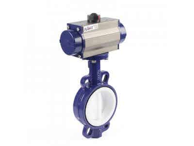 弗雷西 氣動襯氟蝶閥  對夾蝶閥