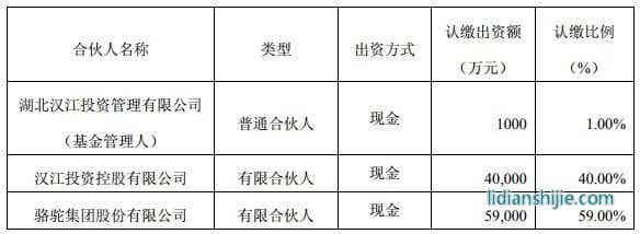 駱駝集團(tuán)：10億元新能源汽車并購基金完成注冊