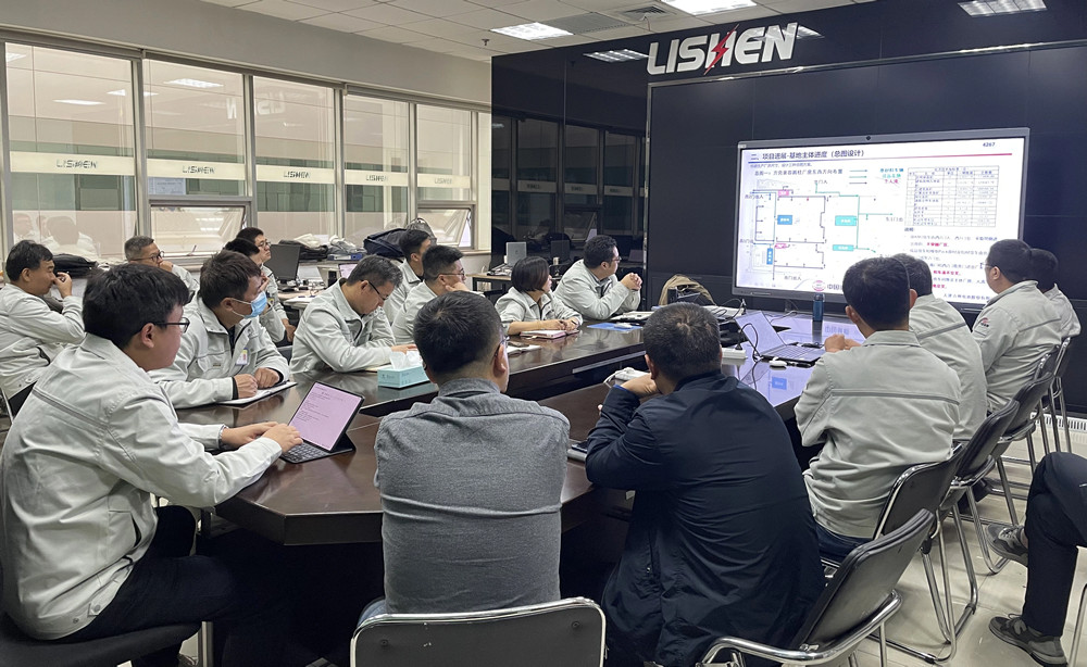 力神丁照石深入天津濱海基地項目調研指導